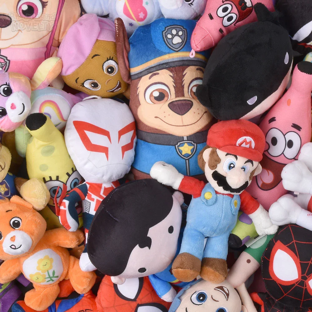 100% Licensed 7" - 9" Small Plush Mix (144 ct.) - Image 2