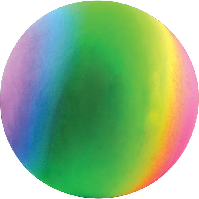 18" Inflatable Rainbow Vinyl Balls