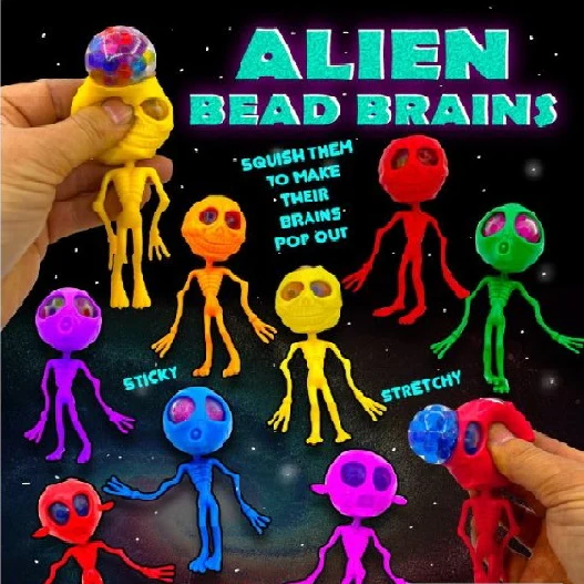 Alien Bead Brains 2" Capsules
