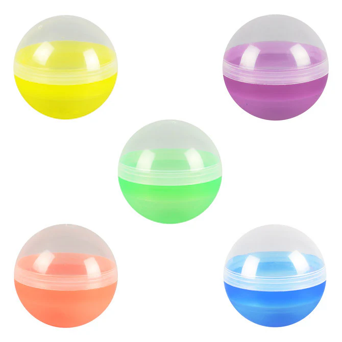 4" Round Empty Capsules with Assorted Lids (250 per case)