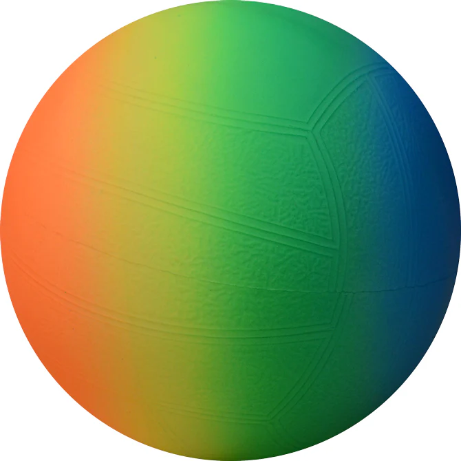 6" Vinyl Rainbow Balls - Image 3