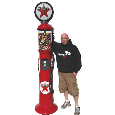 7' 6" Replica Gas Pump Gumball Machine