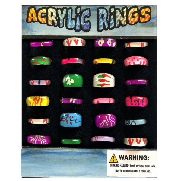 Acrylic Rings 1" Capsules - Image 3