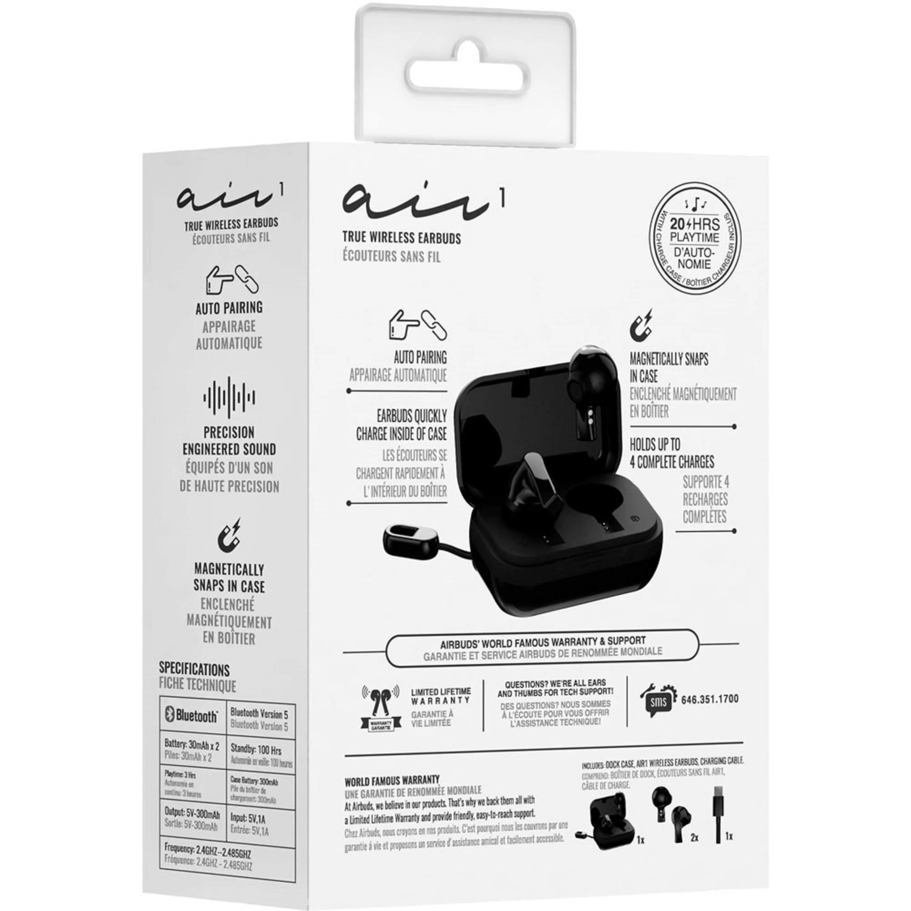 Air 1 TWS Earbuds Black (1 ct.) - Image 2