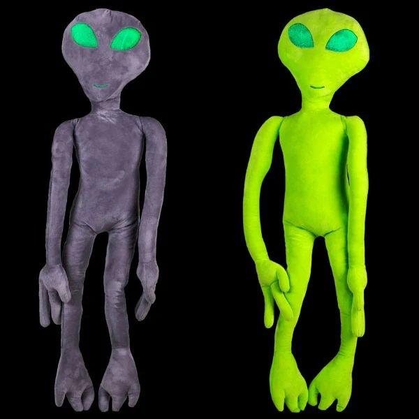 Alien with Glow-in-the-Dark Eyes 35in Plush