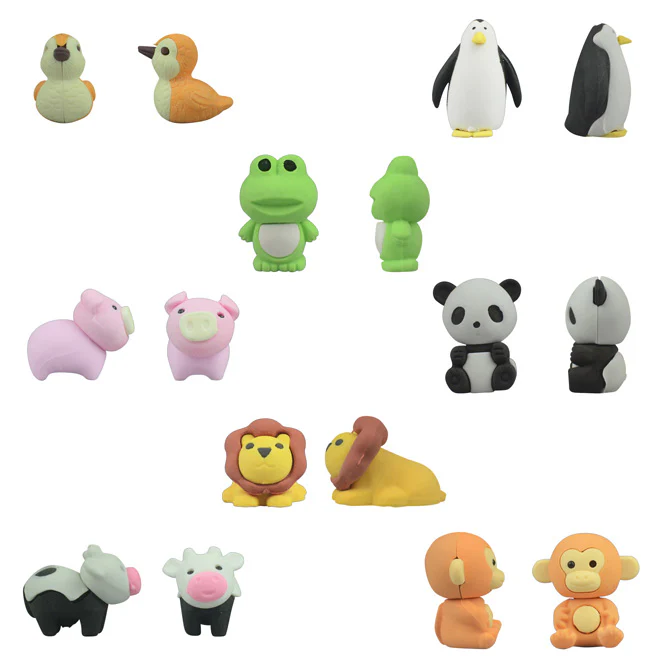 Animal Erasers 1.1" Capsules - Image 2