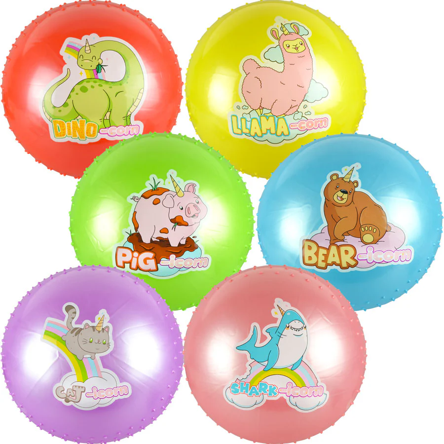 Animal-icorn Inflatable Knobby Balls 18in