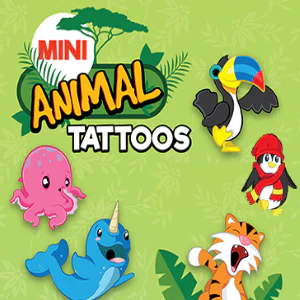 Animal Tattoos 1" Toy Capsules