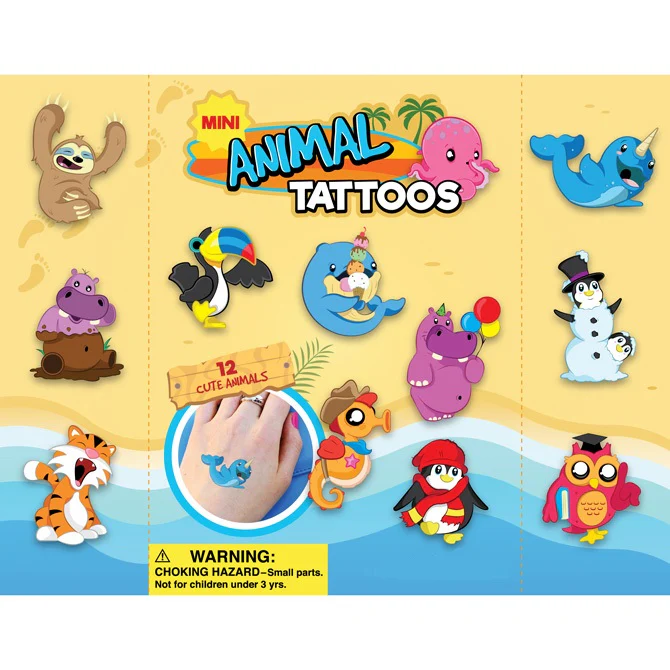 Animal Tattoos 1" Toy Capsules - Image 3