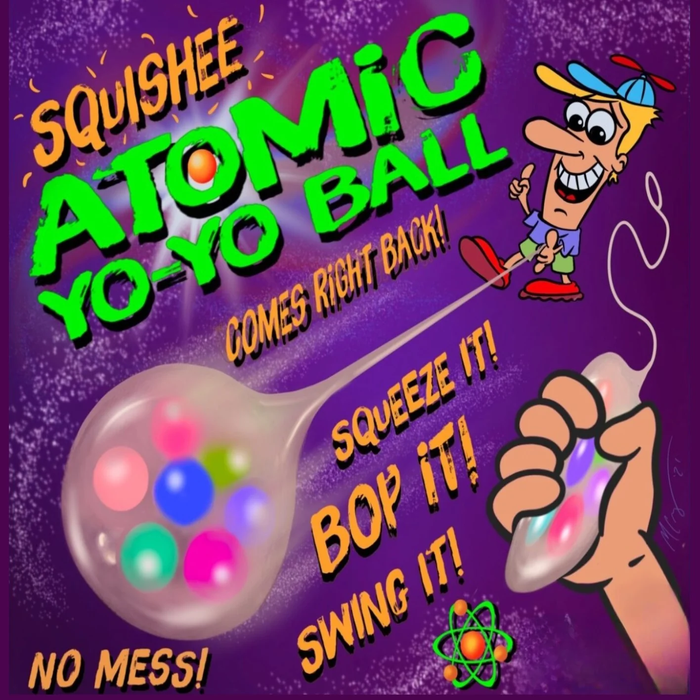 Atomic Yo-Yo Ball 2" Capsules
