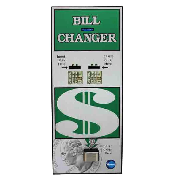 BC1600 High Visibility Rear Load Bill-to-Coin Change Machine