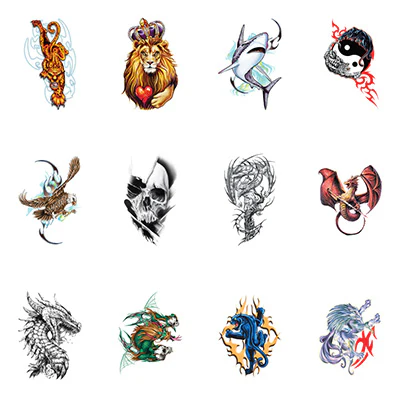 Beast Temporary Tattoos - Image 2