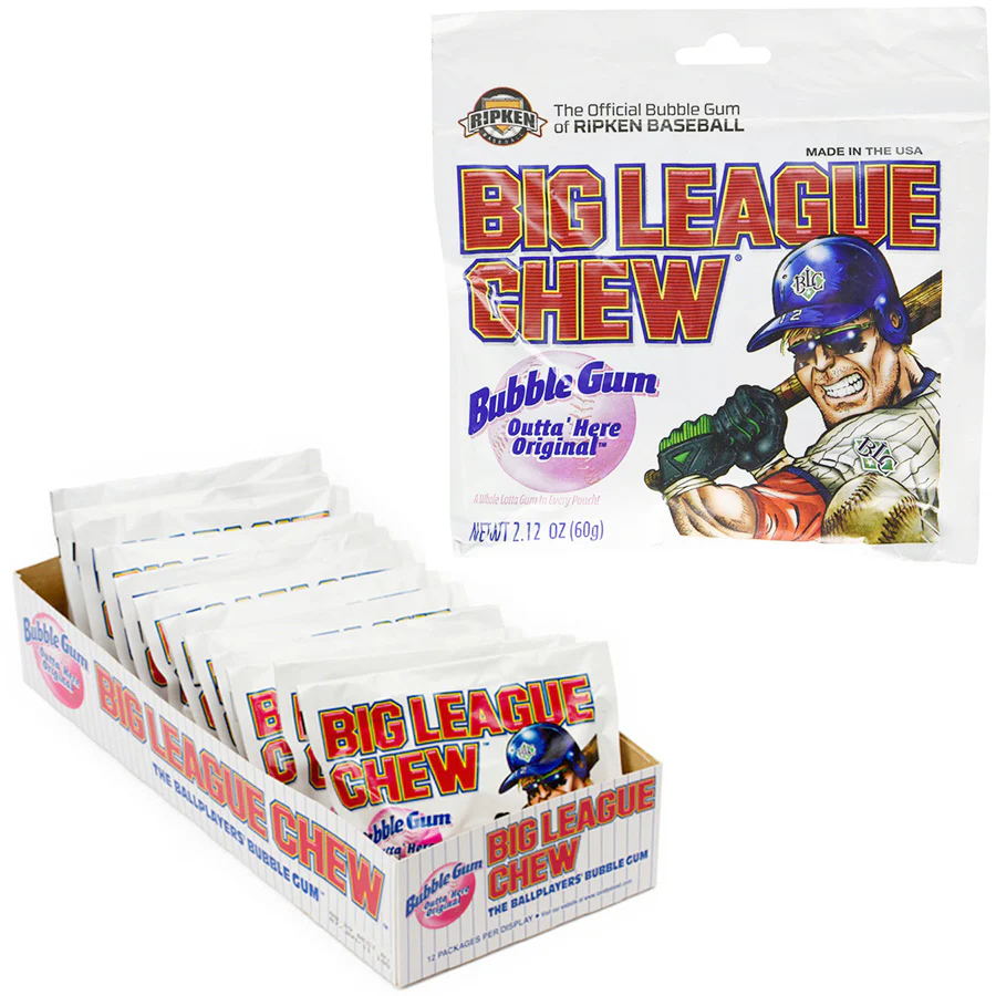 Big League Chew® Bubble Gum Display Box