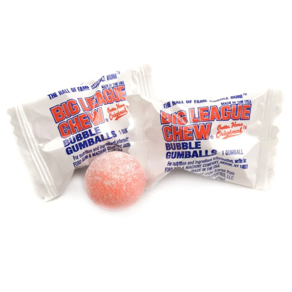 Big League Chew® Bucket Individually Wrapped Gumballs 80 ct/Tub 12/Case - Image 3