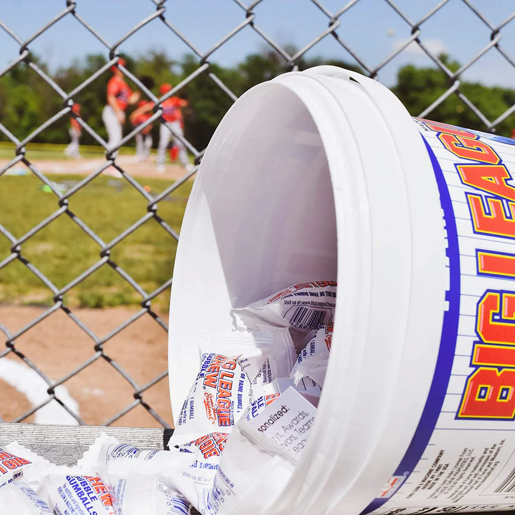 Big League Chew® Bucket Individually Wrapped Gumballs 80 ct/Tub 12/Case - Image 4