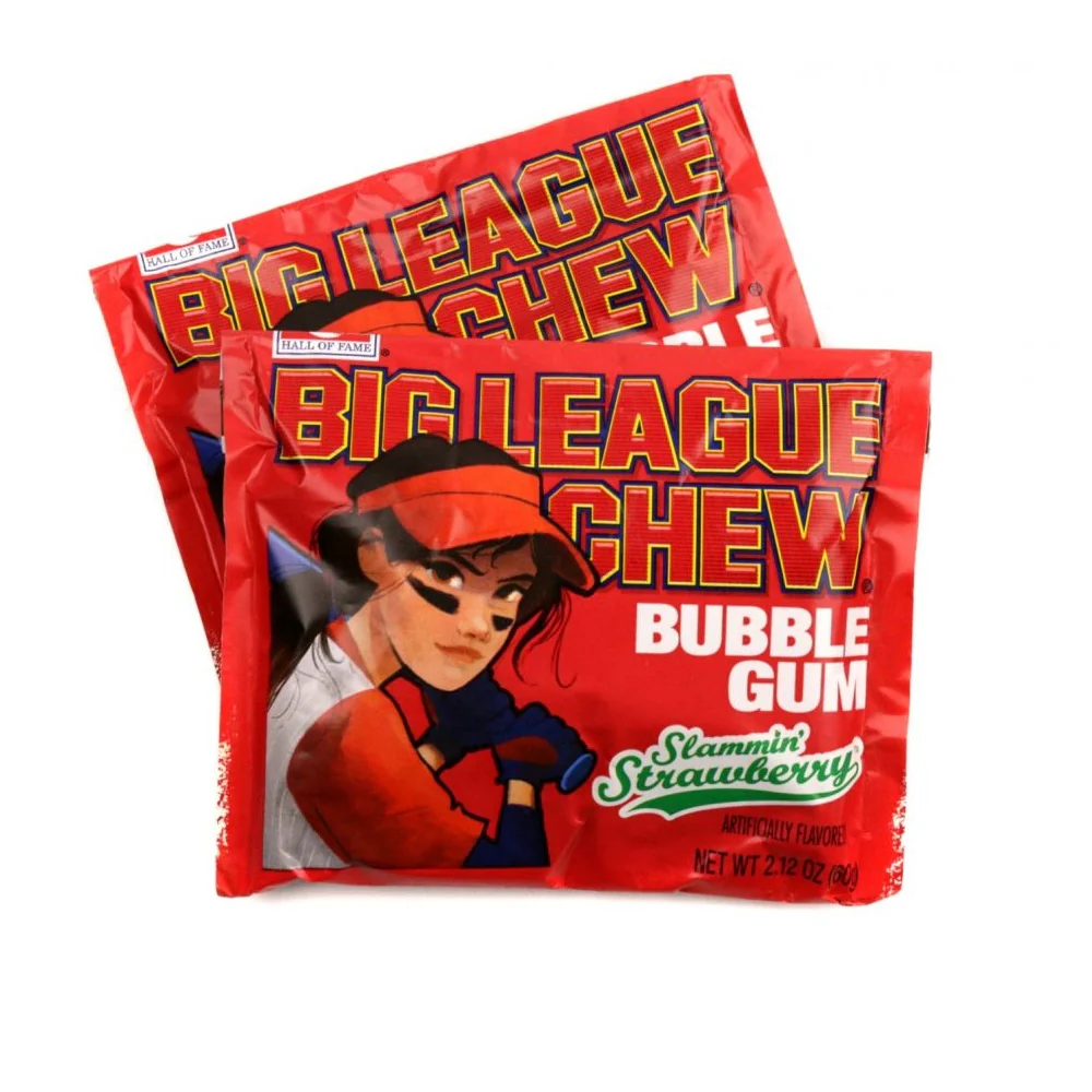 Big League Chew® Bubble Gum with Girl Pouch 108 ct/Case - Image 5