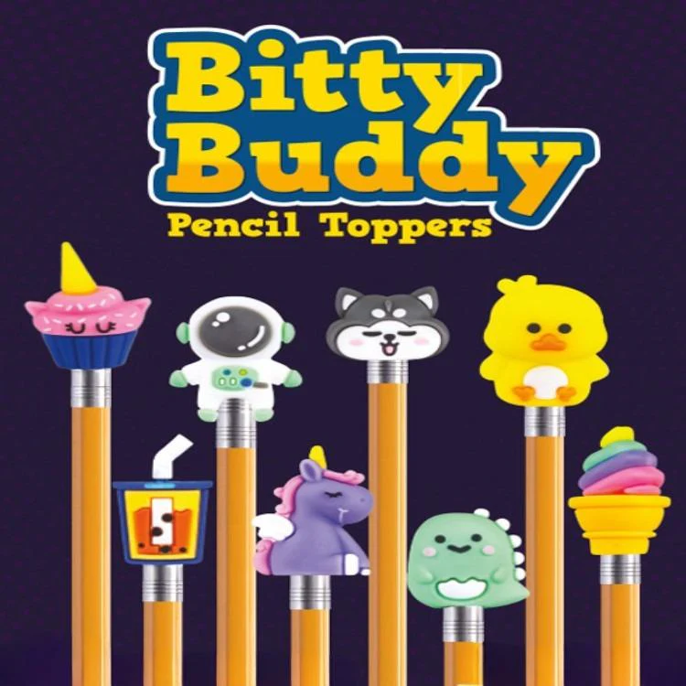 Bitty Buddy Pencil Toppers Series 3 in 1.1" Capsules