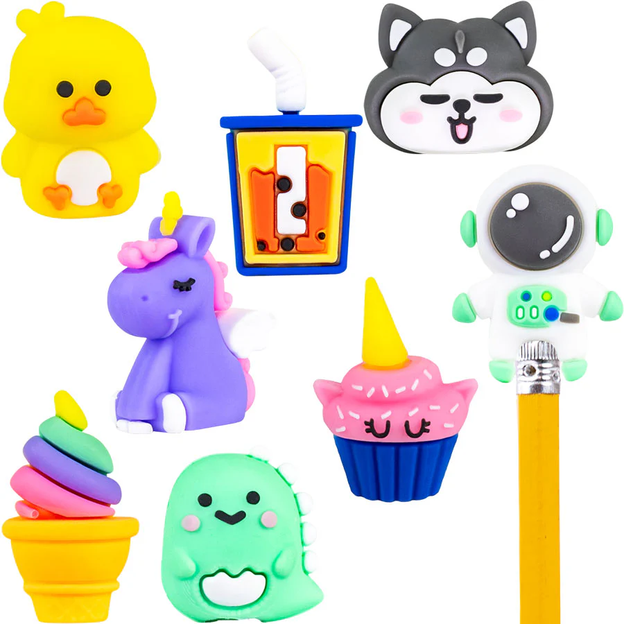 Bitty Buddy Pencil Toppers Series 3 in 1.1" Capsules - Image 2