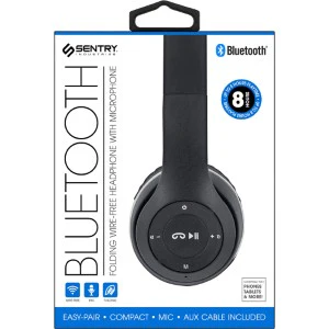 Bluetooth Folding Headphones-Black - Image 2