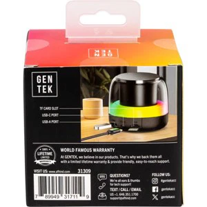 Bluetooth Speaker with RGB Color Changing LED (1ct.) - Image 2