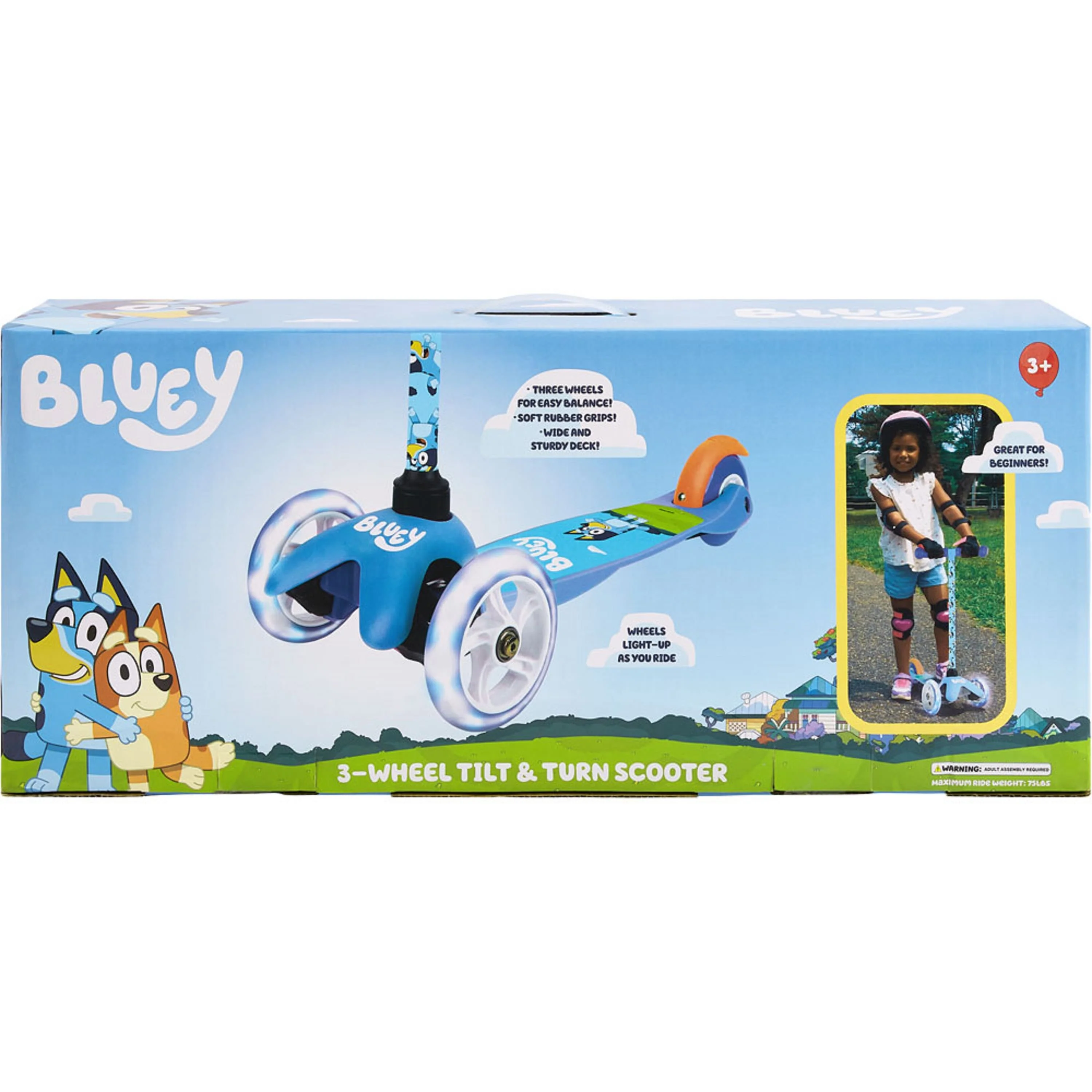 Bluey 3 Wheel Tilt-Turn Scooter 20in (1ct.) - Image 3