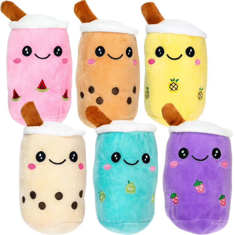 Boba Tea 5in Plush Toy Mix 12 Ct.