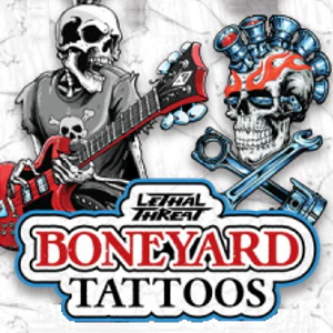 Boneyard Skull Tattoos by Lethal Threat