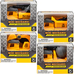 Build Your Construction Trucks 4.25in Ast (12pcs) - Image 2