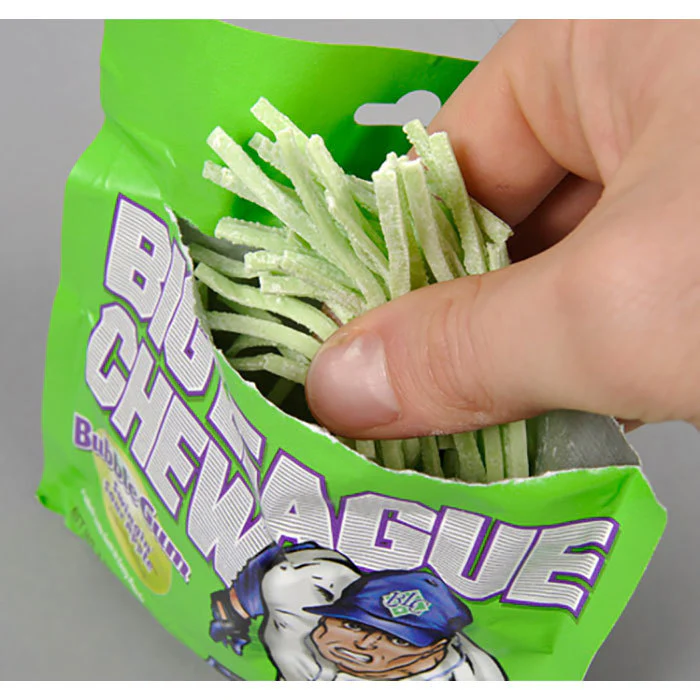 Big League Chew® Sour Apple  Bubble Gum 108 ct/Case - Image 4