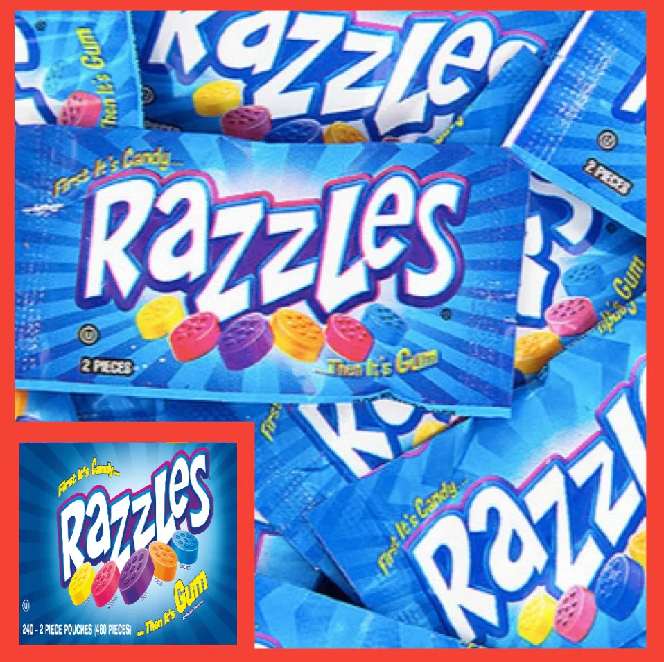 Razzles® 2-Piece Fun Size Packs (23.73 LB/3,000 Count)
