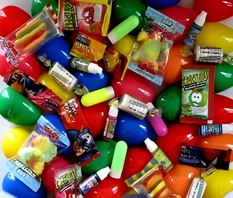 Candy Filled Egg Mix 2" Capsules 300 ct