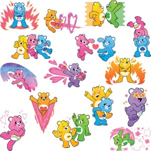 Care Bears™ Series 1 Tattoos in Folders - (300ct.) - Image 2