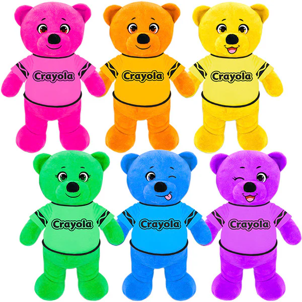 Crayola® Bear Plush 14in Asst