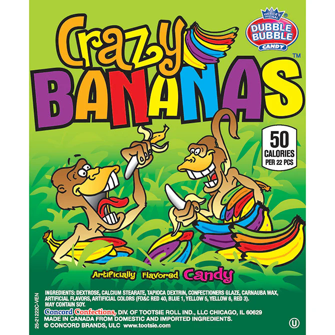 Crazy Bananas Candy 24 LB - Image 4
