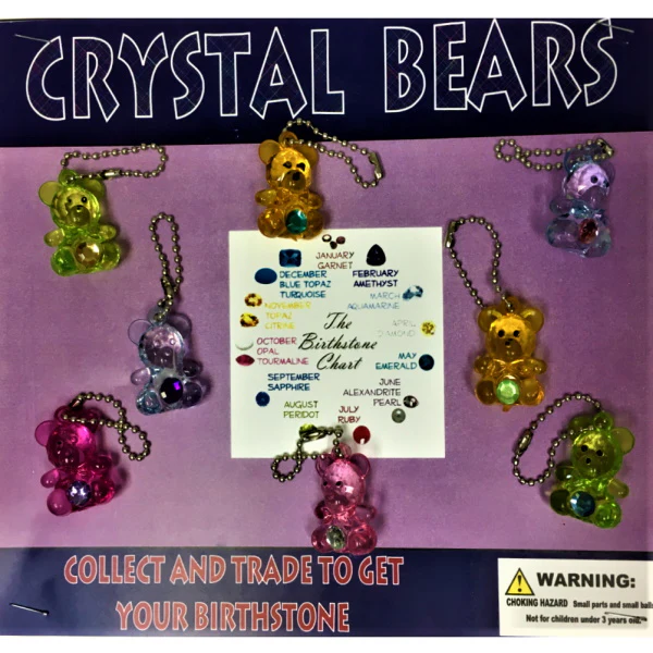 Crystal Bear Birthstones 2" Capsules - Image 3