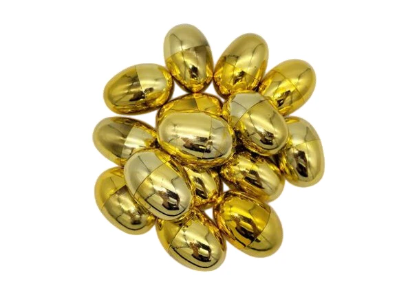 Toy Filled Metallic Gold Egg Mix 2" Capsules 300 ct - Image 2