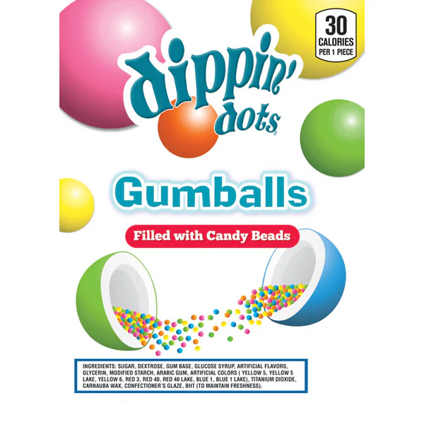Dippin’ Dots® Filled Gumballs (1"/ 900 Count) - Image 3