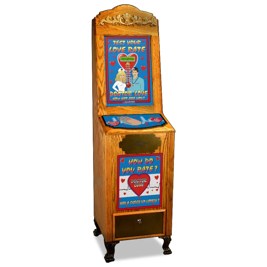 Doctor Love Classic Oak Novelty Machine