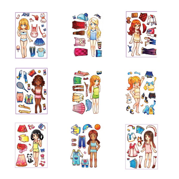 Dress Up Girls Series #10 Stickers - Image 2