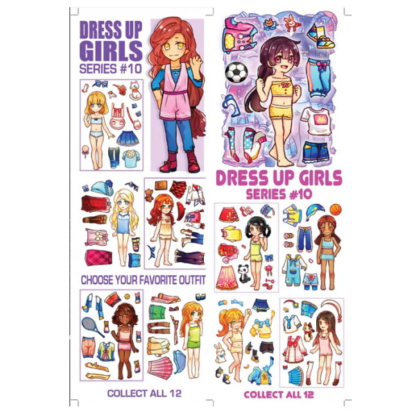 Dress Up Girls Series #10 Stickers - Image 3