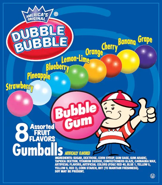 Dubble Bubble Assorted Gumballs (.56"/5800 count) - Image 3