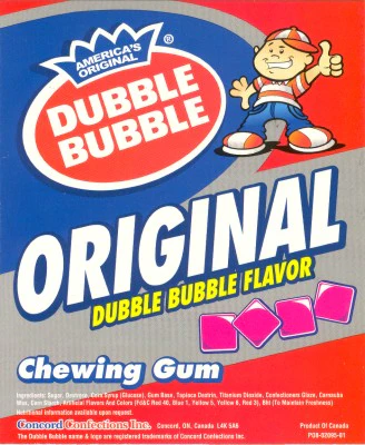 Dubble Bubble Original 1928 Pink Chicle - Image 3