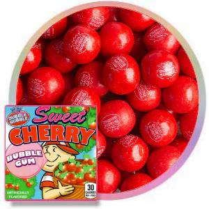 Dubble Bubble Sweet Cherry Gumballs (1"/850 count)