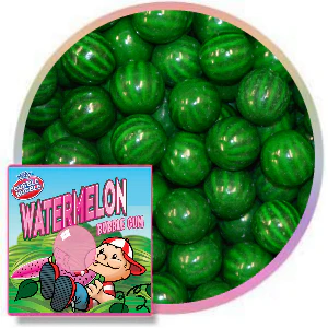 Dubble Bubble Watermelon Gumballs (1"/850 count)