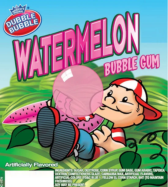 Dubble Bubble Watermelon Gumballs (1"/850 count) - Image 3