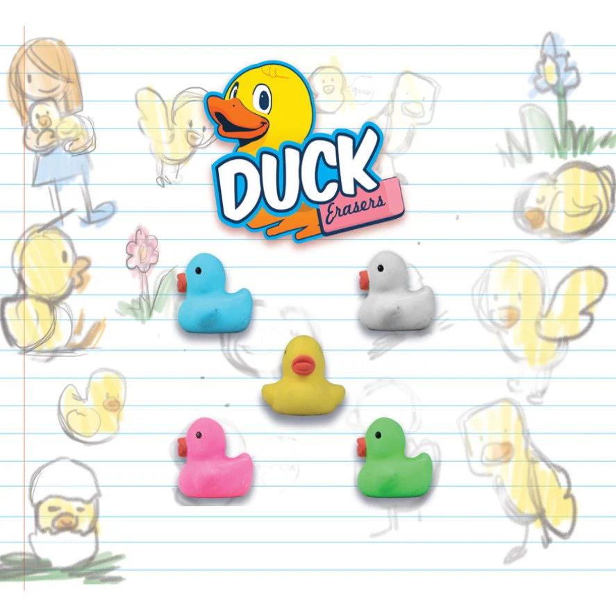 Duck Erasers 1" Capsules - Image 3