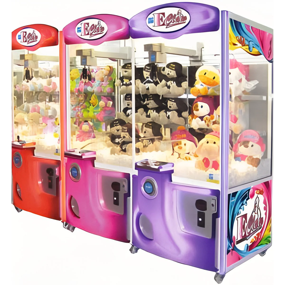 E-Claw 600 3-Player Crane Machine