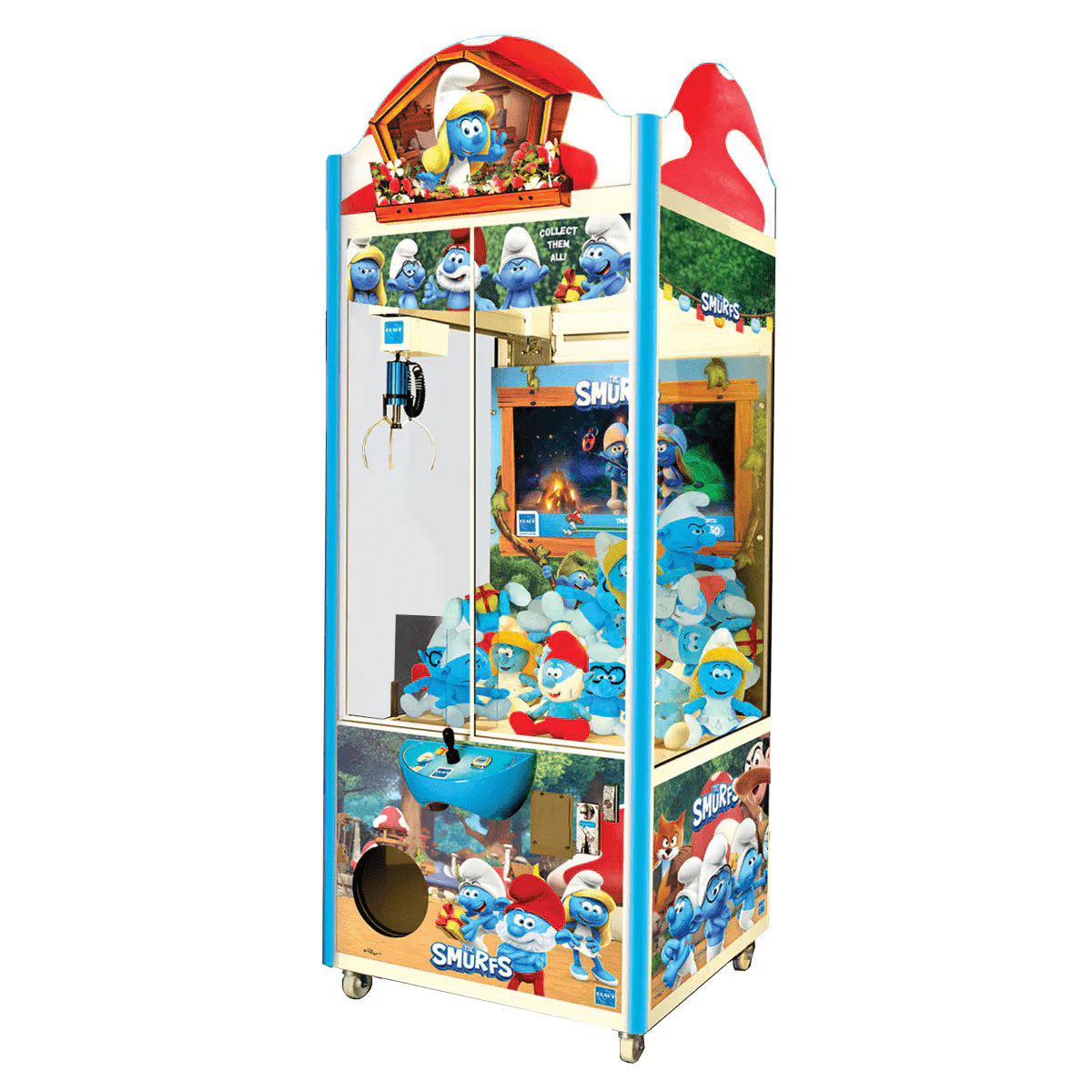E-Claw The Smurfs Crane Machine