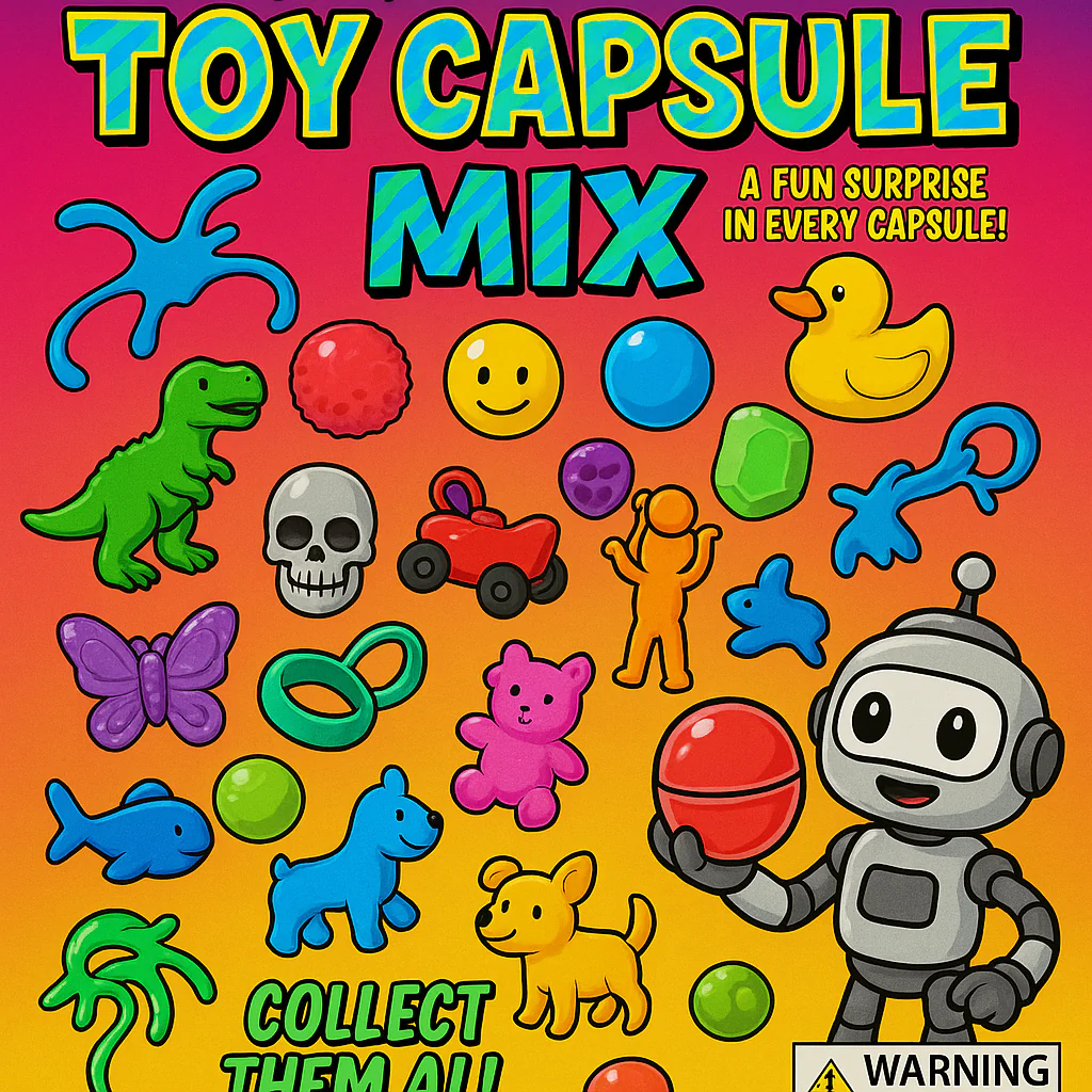 Economy Toy Mix 1" Capsules
