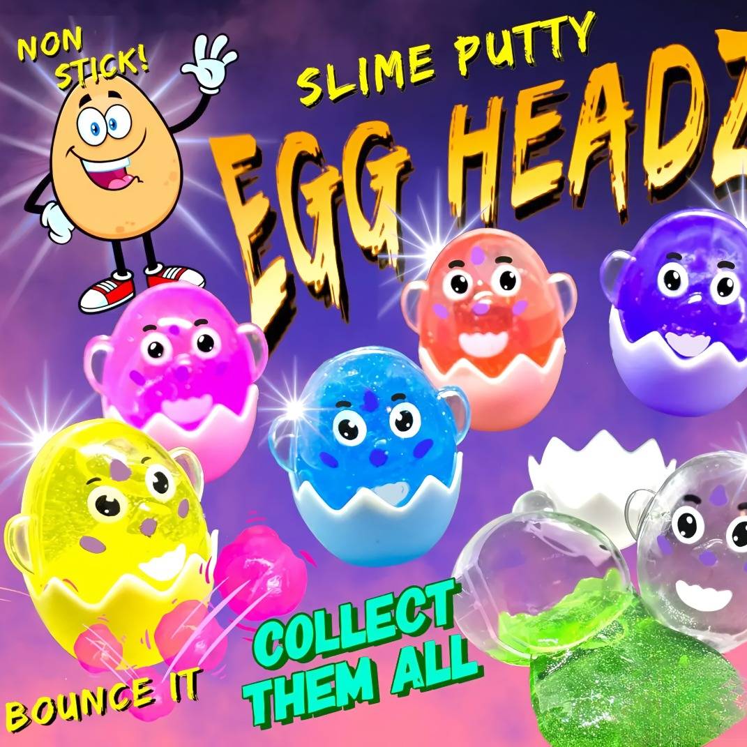 Egg Headz Slime 2" Capsules